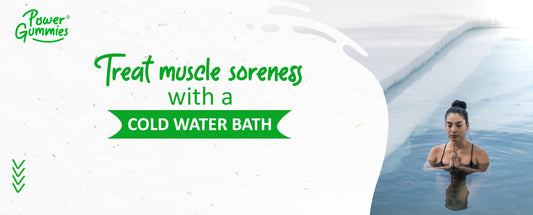 Treat muscle soreness with a cold water bath