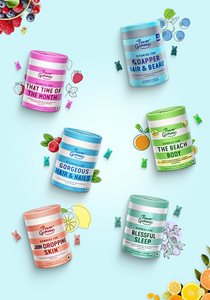 Power Gummies – Rabbit Shape Hair and Nail Strengthening Vitamin Gummies