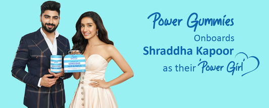 Shraddha Kapoor The First Brand Ambassador of Power Gummies | Shraddha Kapoor Being The Face of Power Gummies Gorgeous Hair & Nails Vitamins Gummies