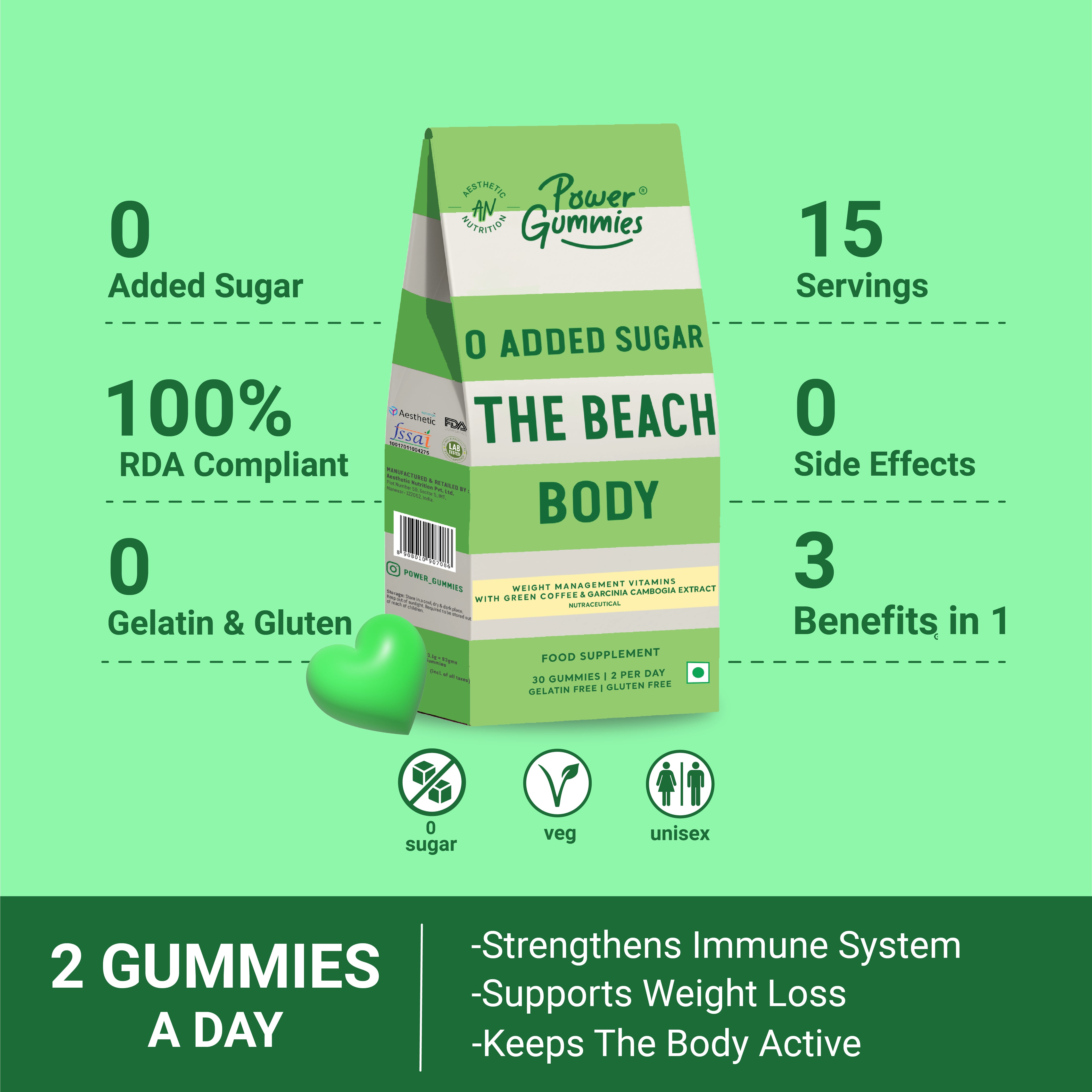 The Beach Body Gummies - Power Gummies 