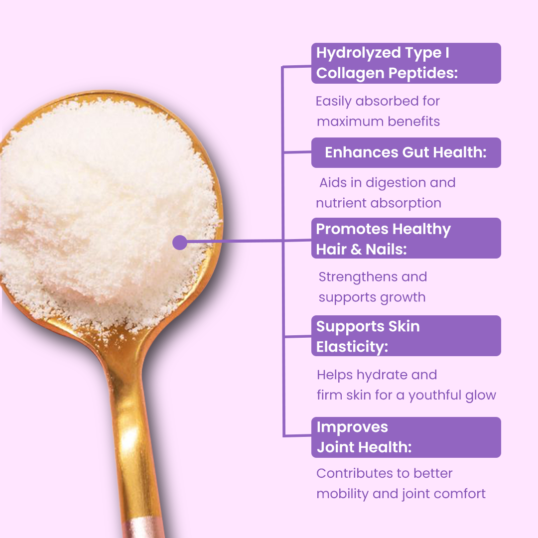Japanese Marine Collagen Powder - Blueberry Flavour - Power Gummies 
