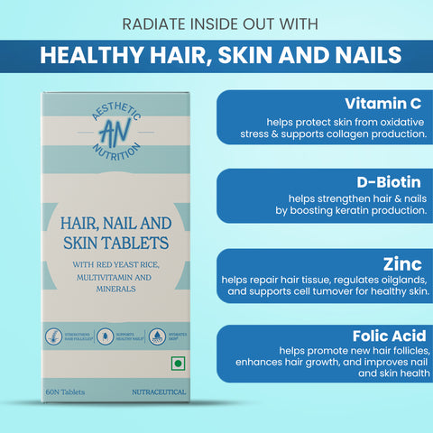 Hair Nails & Skin Tablets - Power Gummies 