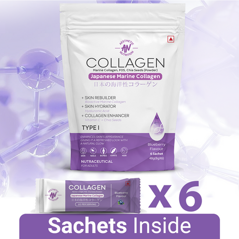 Japanese Marine Collagen Powder - Blueberry Flavour - Power Gummies 