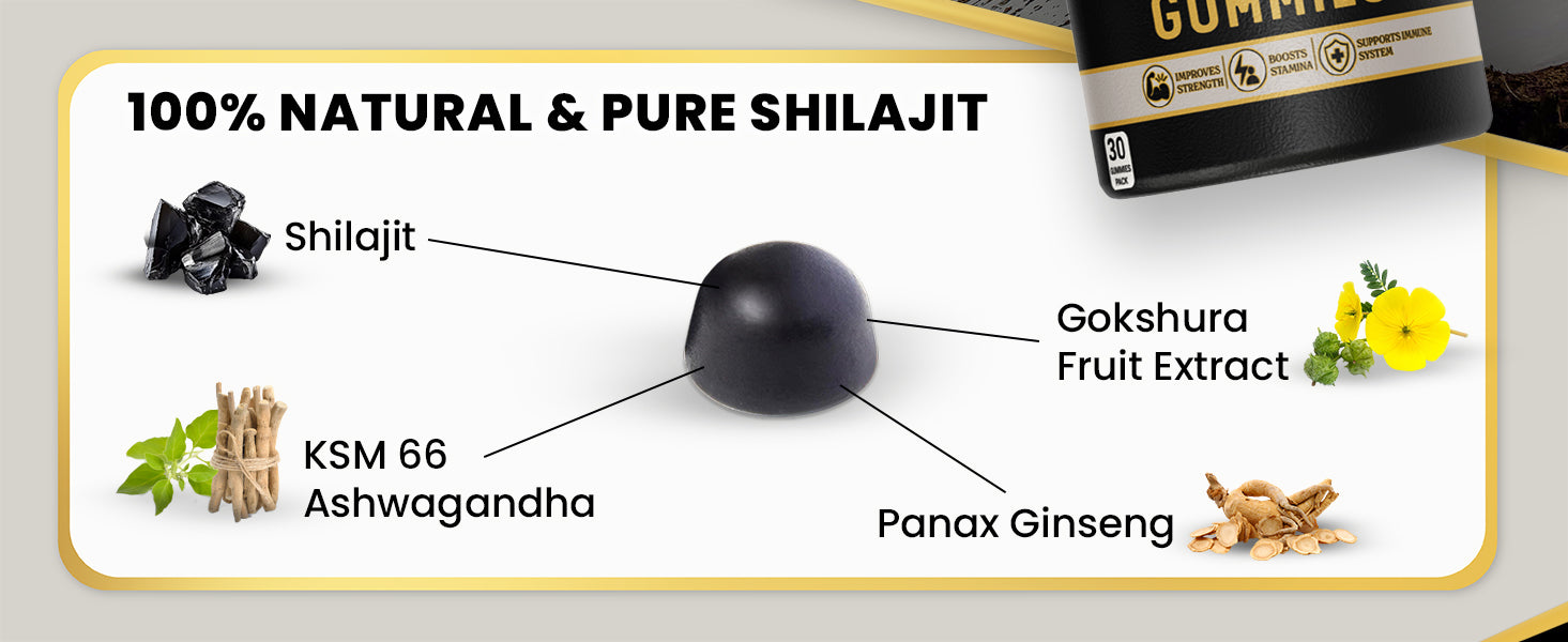 Shilajit Gold - Power Gummies