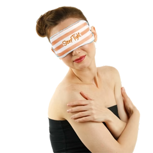 Striped Sleeping Eye Mask For Sound Sleep - Power Gummies 