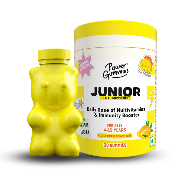 Kids Daily Dose of Multivitamins & Immunity Booster - Power Gummies Junior - Power Gummies 