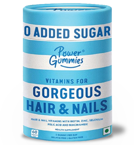 Power Gummies - Hair and Nail Strengthening gummies | Hair & Nail Vitamins